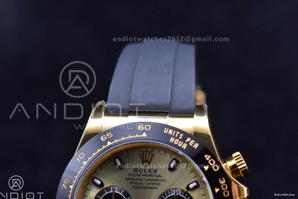 On SA4130 Strap 1:1 Black Oysterflex 769 Rubber AllSeason Daytona Diamonds Edition V Best Dial BTF 116518 0206